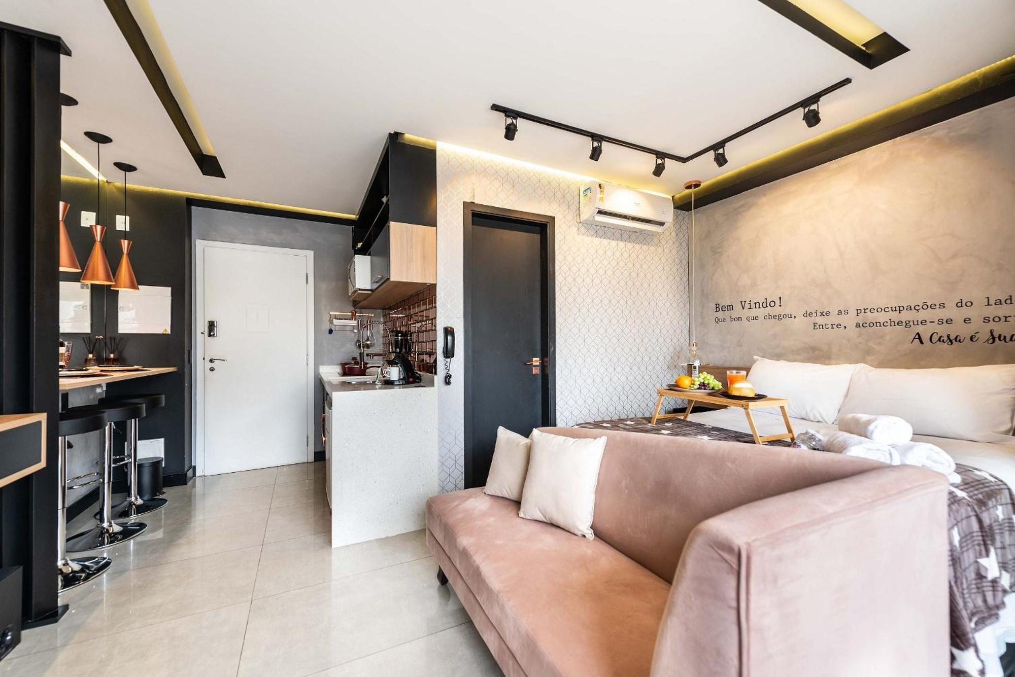 Ms906 Studio Aconchegante Na Bela Vista Com Vaga 圣保罗 外观 照片