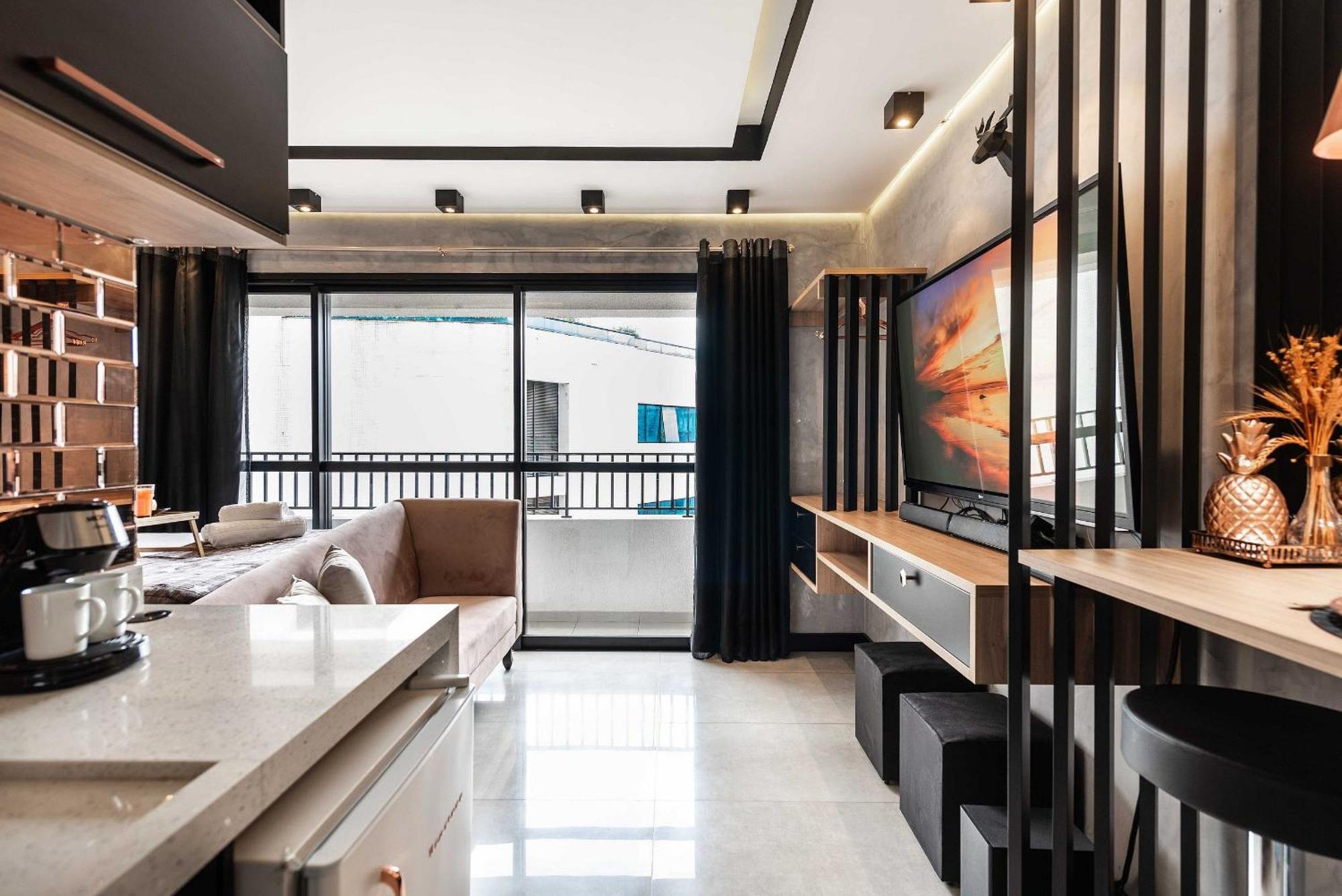Ms906 Studio Aconchegante Na Bela Vista Com Vaga 圣保罗 外观 照片